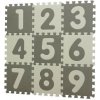 Baby Dan Hracia podložka puzzle Grey s čísly Baby Dan Hracia podložka puzzle Grey s čísly