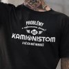 Tričko s potlačou KAMIONISTA Pánsky Čierna XXL Tričko s potlačou KAMIONISTA Pánsky Čierna XXL
