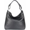 Čierna kožená kabelka na rameno 390 Made in Italy Čierna kožená kabelka na rameno 390 Made in Italy