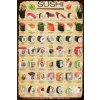 Ceduľa Sushi 30cm x 20cm Plechová tabuľa Ceduľa Sushi 30cm x 20cm Plechová tabuľa