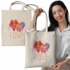 TAŠKA PRE ZAMILOVANÝCH You My Love 38x42 cm ECRU 220g DARČEK NA Deň sv. Valentína TAŠKA PRE ZAMILOVANÝCH You My Love 38x42 cm ECRU 220g DARČEK NA Deň sv. Valentína