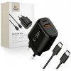 Tech-Protect NCA45W GaN sieťová nabíjačka USB / USB-C 45W PD QC + kábel USB-C, čierna Tech-Protect NCA45W GaN sieťová nabíjačka USB / USB-C 45W PD QC + kábel USB-C, čierna