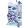 Disney Stitch hodvábna gumička do vlasov 1 ks + retiazka s príveskom 1 ks + sponky do vlasov 2 ks Disney Stitch hodvábna gumička do vlasov 1 ks + retiazka s príveskom 1 ks + sponky do vlasov 2 ks