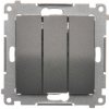 Kontaktní-Simon Triple Connector Simon 54 Anthracite (DW31.01/48) Kontaktní-Simon Triple Connector Simon 54 Anthracite (DW31.01/48)