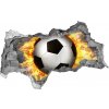 Samolepiaca diera na stenu Horí píla futbal 95x73 cm Samolepiaca diera na stenu Horí píla futbal 95x73 cm