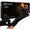 Bezpudrové nitrilové textúrované rukavice Mercator GoGRIP black S Bezpudrové nitrilové textúrované rukavice Mercator GoGRIP black S