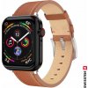 SWISSTEN LEATHER BAND FOR APPLE WATCH 42 / 44 / 45 / 49 mm BROWN (silver buckle and silver lug) 46000814 SWISSTEN LEATHER BAND FOR APPLE WATCH 42 / 44 / 45 / 49 mm BROWN (silver buckle and silver lug) 46000814