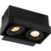 Lucide 09925/02/30 zápustné bodové svietidlo Trimless 2x50W | GU10 - čierna, nastaviteľné, stmievateľné Lucide 09925/02/30 zápustné bodové svietidlo Trimless 2x50W | GU10 - čierna, nastaviteľné, stmievateľné