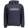 Pánska Mikina bez zipsu NAPAPIJRI - Modrá Farba: Modrá, Velkost: 2XL Pánska Mikina bez zipsu NAPAPIJRI - Modrá Farba: Modrá, Velkost: 2XL
