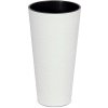 Prosperplast s.r.o. Kvetináč ECO WOOD, 20 cm, okrúhly, biela Prosperplast s.r.o. Kvetináč ECO WOOD, 20 cm, okrúhly, biela