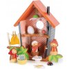 Drevené hniezdo Robin’s Nest Box Tender Leaf Toys s figúrkami vtáčikov a vajíčkom Drevené hniezdo Robin’s Nest Box Tender Leaf Toys s figúrkami vtáčikov a vajíčkom