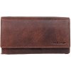 Sendi Design Dámska kožená peňaženka B-D204 RFID tmavo hnedá