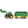 Siku Farmer Traktor John Deere s prívesom a nakladačom 1843 Siku Farmer Traktor John Deere s prívesom a nakladačom 1843