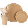 Ekologický jednorazový riad pre 25 osôb Ekologický jednorazový riad pre 25 osôb