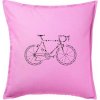 Bicykel názvy - Vankúš 50x50 - 50x50 - Vrátane výplne ( Ružová ) Bicykel názvy - Vankúš 50x50 - 50x50 - Vrátane výplne ( Ružová )