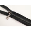 Extra silný kovový zips č.8 s niklovými zubami - motorkársky - viac dĺžok 16 cm tmavý nikel nedeliteľný čierny Extra silný kovový zips č.8 s niklovými zubami - motorkársky - viac dĺžok 16 cm tmavý nikel nedeliteľný čierny