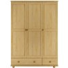 Drewmax Šatní skříň SF121 masiv (Barva dřeva: Borovice) Drewmax Šatní skříň SF121 masiv (Barva dřeva: Borovice)