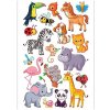 Tetovací obtisky Zvířátka barevné 13 x 8,5 cm Tetovací obtisky Zvířátka barevné 13 x 8,5 cm