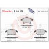 BREMBO Súprava brzdových doštičiek P 24 173 BREMBO Súprava brzdových doštičiek P 24 173