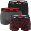 Hugo cotton stretch with modern red Hugo logo grid Hugo cotton stretch with modern red Hugo logo grid