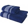 Sada 2 kusov bavlnenej osušky a uteráka Ates tmavomodrá EMI Sada 2 kusov bavlnenej osušky a uteráka Ates tmavomodrá EMI