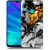 Picasee silikónový prehľadný obal pre Huawei P Smart 2019 - Black Gold 2 Picasee silikónový prehľadný obal pre Huawei P Smart 2019 - Black Gold 2