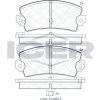 Sada brzdových platničiek kotúčovej brzdy ICER 180098 Sada brzdových platničiek kotúčovej brzdy ICER 180098
