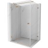 MEXEN/S - Lunar T sprchovací kút dvere krídlové ľavá 130 x 90, transparent, meď kartáčovaná 834T-130-090-65-00-L MEXEN/S - Lunar T sprchovací kút dvere krídlové ľavá 130 x 90, transparent, meď kartáčovaná 834T-130-090-65-00-L