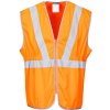 Reflexná vesta pre železničiarov RIS 3279 Oranžová XXL Reflexná vesta pre železničiarov RIS 3279 Oranžová XXL