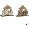 Vianočný Betlehem DKD Home Decor Modrá Gaštanová Zlatá Živica 17 x 7 x 15,5 cm 7 x 7 x 15,5 cm (2 kusov) Vianočný Betlehem DKD Home Decor Modrá Gaštanová Zlatá Živica 17 x 7 x 15,5 cm 7 x 7 x 15,5 cm (2 kusov)