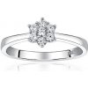 Silvego Strieborný prsteň FLORA so Swarovski® Zirconia JJJR2338SW Silvego Strieborný prsteň FLORA so Swarovski® Zirconia JJJR2338SW
