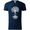 Narodeninový strom 50 - Tričko z organickej bavlny - 2XL ( Tmavomodrá (veľmi tmavá - skoro čierna) ) Narodeninový strom 50 - Tričko z organickej bavlny - 2XL ( Tmavomodrá (veľmi tmavá - skoro čierna) )