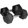 Rebel RBA-2325-10 Pogumované litinové činky HEX 2 x 10 kg Rebel RBA-2325-10 Pogumované litinové činky HEX 2 x 10 kg
