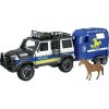 CITY SERVICE CAR - 1:14 - Policajné auto s prívesom a koňom (so zvukom a svetlami) CITY SERVICE CAR - 1:14 - Policajné auto s prívesom a koňom (so zvukom a svetlami)