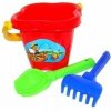 POLESIE Sada na piesok vedierko stredné lopatka hrabličky POLESIE Sada na piesok vedierko stredné lopatka hrabličky