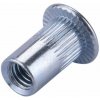 Fortum 4770684 Matice nitovacie oceľové, M4x10mm, 50ks, pozinkované Fortum 4770684 Matice nitovacie oceľové, M4x10mm, 50ks, pozinkované
