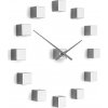 Dizajnové nástenné nalepovacie hodiny Future Time FT3000SI Cubic silver (8594186620739) Dizajnové nástenné nalepovacie hodiny Future Time FT3000SI Cubic silver (8594186620739)