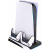 Multifunkčná stanica FIXED pre PlayStation 5 s chladením a nabíjaním pre dva ovládače DualSense, čierno-biela Multifunkčná stanica FIXED pre PlayStation 5 s chladením a nabíjaním pre dva ovládače DualSense, čierno-biela