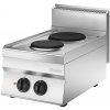 Bartscher Elektrický sporák 650, 2-platničkový, W400, TU Bartscher Elektrický sporák 650, 2-platničkový, W400, TU