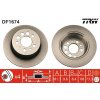Brzdový kotúč TRW Automotive Aftermarket DF1674 Brzdový kotúč TRW Automotive Aftermarket DF1674