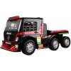 Jaks Elektrické nákladné auto Mercedes tir červené Jaks Elektrické nákladné auto Mercedes tir červené