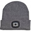 KesTek Pletená čiapka s LED svetlom, sivá KesTek Pletená čiapka s LED svetlom, sivá