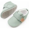 Sterntaler detské barefoot textilné capačky steingrün