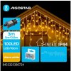 Aigostar B.V. | Aigostar - LED Vonkajšia vianočná reťaz 100xLED/8 funkcií 8x0,6m IP44 teplá biela | AI1408 Aigostar B.V. | Aigostar - LED Vonkajšia vianočná reťaz 100xLED/8 funkcií 8x0,6m IP44 teplá biela | AI1408
