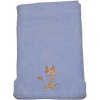 Detská osuška 75×120 cm s vyšívanou žirafou- modrá Detská osuška 75×120 cm s vyšívanou žirafou- modrá