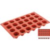 Contacto Silikonová forma na 24 bábovek 300x175x28 mm 6651/034 terakotová