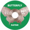 Diamantový rezný kotúč DISTAR Butterfly 50 mm x 9,6 mm Vnútorný priemer: 9,6, Rozmer v mm: Ø50, Hrúbka segmentu v mm: 0,6 Diamantový rezný kotúč DISTAR Butterfly 50 mm x 9,6 mm Vnútorný priemer: 9,6, Rozmer v mm: Ø50, Hrúbka segmentu v mm: 0,6