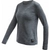 SENSOR MERINO LITE dámske tričko dl.rukáv anthracite gray