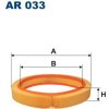 FILTRON Vzduchový filter AR033 FILTRON Vzduchový filter AR033
