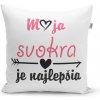 Sablio Vankúš Moja svokra je najlepšia 40x40